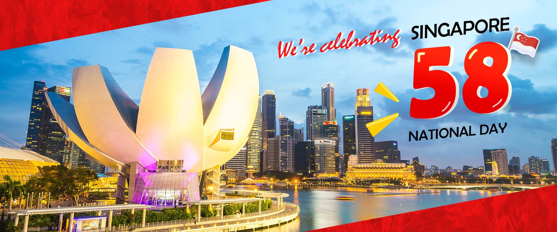 Singapore National Day desktop banner